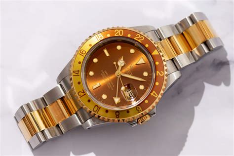 rootbeer rolex gold|Rolex submariner root beer.